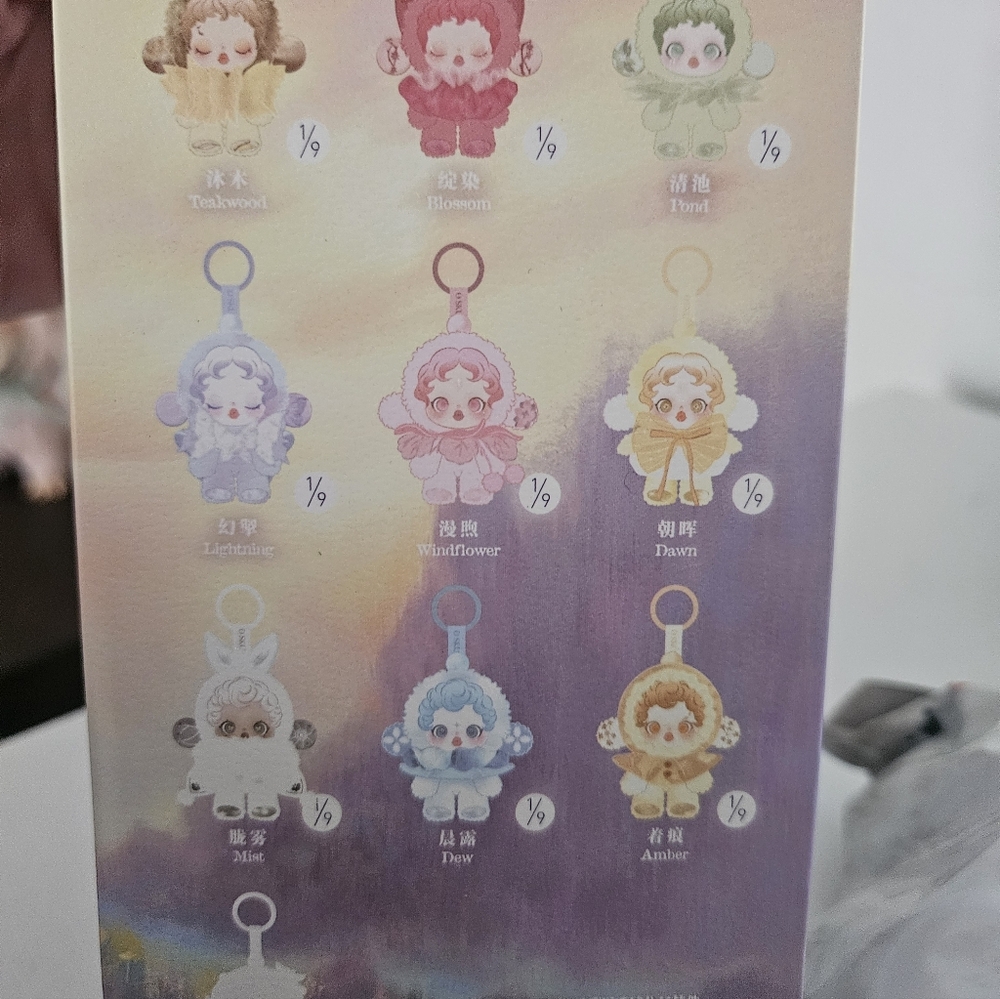 Skullpanda Popmart Keychain In Mist - Picture 4 of 5